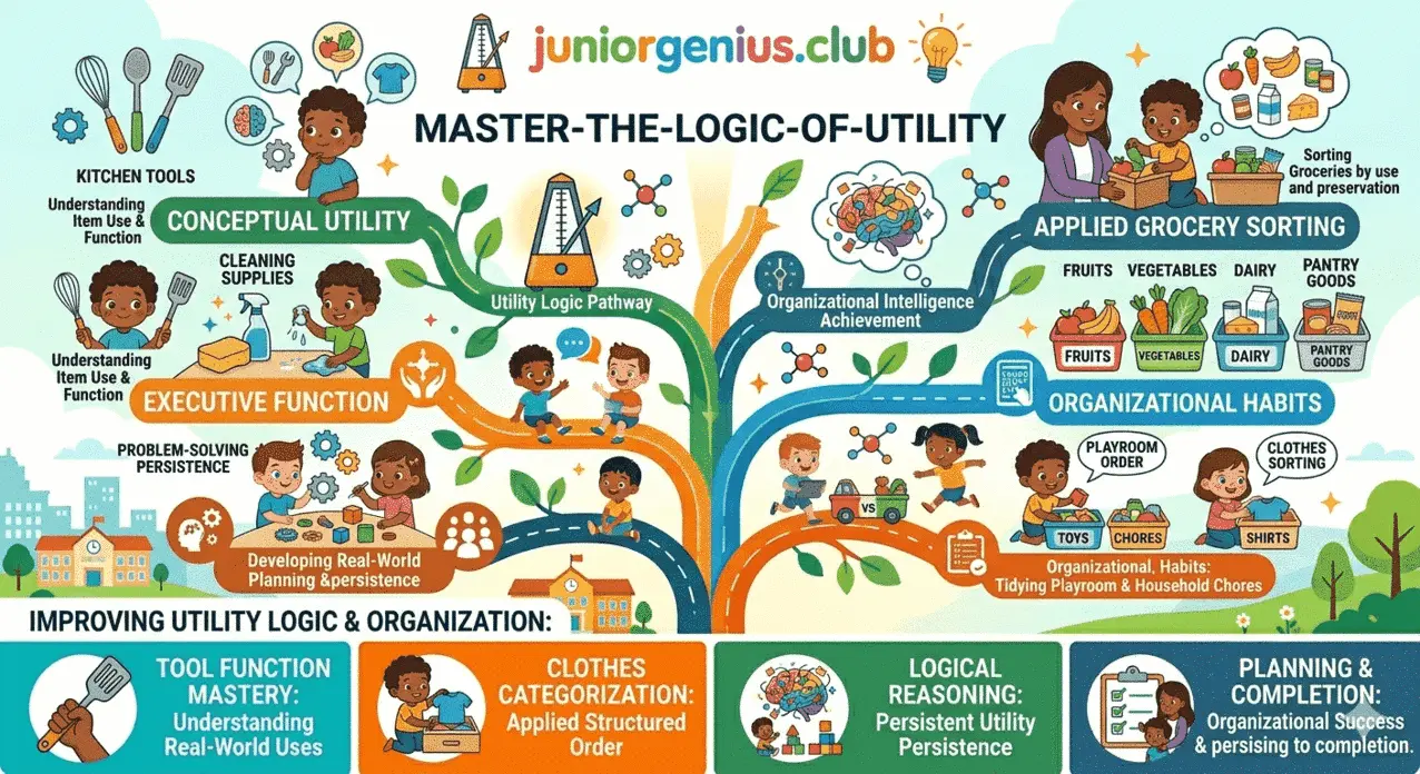 Grocery Sorting Illustration